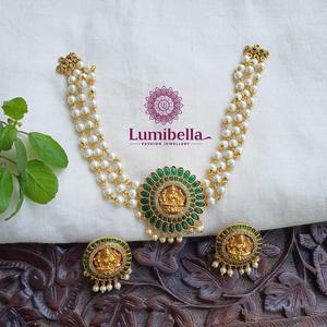 Pearl Laxmi Fine Choker Necklace - Product Image 3