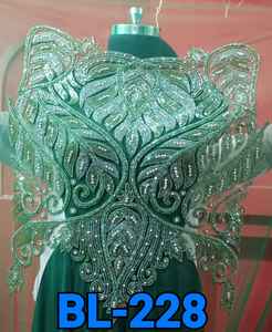 Tela de Encaje con Motivo de Mariposa Bordada a Mano, de Algodón de Lujo, Ecológica y de Alta Calidad para Diseñadores de Moda - Product Image 6