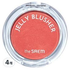Descuento en el Rubor en Gel Saem Dewy Finish de 4.5g, Alta Pigmentación, OR01 Naranja Deslumbrante, 4 Unidades para el Rostro - Product Image 1