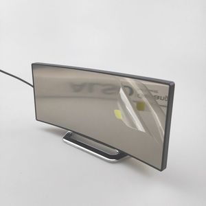 Modern Curved <b>LED</b> Mirror <b>Clock</b> with Silent Alarm Battery Powered Date Display - Product Image 5