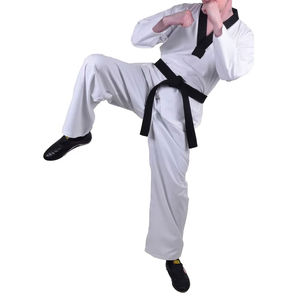 Uniformes de Taekwondo sur mesure, fabriqués en usine, confortables, pour l'entraînement, à bas prix, uniformes de Taekwondo à prix avantageux, OEM - Product Image 6