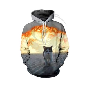 Sublimation Printing Hoodie Blank Fleece <b>Pullover</b> Polyester Hoodies Hoodie Sublimation for <b>Men</b> 2026 - Product Image 1