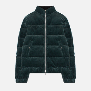 OEM High Quality Custom Logo Fashion Corduroy Outdoor Winter <b>Padded</b> Bubble Men Cropped Puffer <b>Jacket</b> - Product Image 2