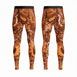 Tights Gym Workout Running Fitness <b>Pants</b> Men's Customized Logo Design Training Workout Yoga Summer OEM ODM Compression Leggings - Product Image 5