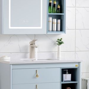 Rubinetto Monocomando Moderno per Lavabo Bagno in Ottone Massiccio, Robusto, con Foro Singolo a V, Finitura Nichel Spazzolato - Product Image 6