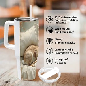 Custom Made 40oz Tumbler Stainless Steel Travel <b>Mug</b> For Graduation Gifts And Alumni Events - Product Image 5