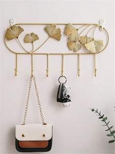 Porta Llaves de Pared de Latón Vintage Hecho a Mano con 6 Ganchos, Decorativo, de Metal Antiguo con Diseño de Gansos, para Decoración del Hogar - Product Image 2