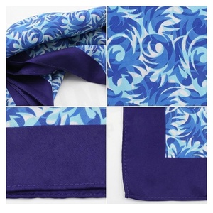 Écharpe longue en soie pour femme, imprimé floral, élégante, multifonctionnelle, accessoire de mode toutes saisons - Product Image 4