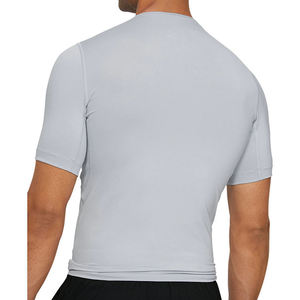 Fully Customized <b>Man</b> Undershirt Eco-Friendly Cotton/Polyester Short Sleeves Breathable Light Weight Perfect Styling Reasonable - Product Image 2