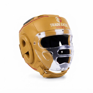 Nuevo Protector de Cabeza de Boxeo Profesional TEI-HG-678 de Trade Excel Impex, Modelo 2026, de Cuero Transpirable, Ecológico y Ligero - Product Image 6