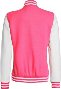 Blousons universitaires pour femmes en gros, personnalisables avec logo imprimé, en peau de mouton, respirants, style streetwear, haute qualité - Product Image 6