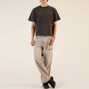 Camiseta Vintage de Algodón 100% Personalizada de Alta Calidad, Fabricante de Camisetas de Diseño Oversize para Hombre, Lavado Ácido, Peso Pesado - Product Image 4