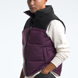 Custom OEM Designs Men's Autumn Casual Puffer Vest <b>Waistcoat</b> Filled Streetwear 2026 Warm Quilted Multicolor Bubble Jacket Canvas - Product Image 5