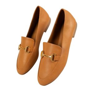 Zapatos Planos de Malla para Mujer, Mocasines de Cuero Premium con Punta Redonda, Fabricante, Exportación al por Mayor - Product Image 6