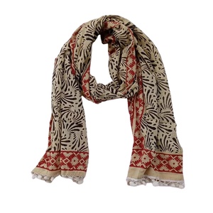 Bufanda de diseñador para mujer adulta, el patrón impreso Digital más grande, chales de textura suave de lino Modal de Cachemira de alta visibilidad - Product Image 1