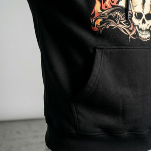 320GSM Heavyweight Thermal Fleece Men’s Tracksuit – Hoodie & <b>Sweatpants</b> <b>Set</b> with Custom Front Graphic Printed Logo - Product Image 5
