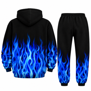 SMART SHINE ENTERPRISES Conjunto Deportivo Sublimado para Hombre, 100% Algodón, para Invierno, Secado Rápido, Transpirable, Ropa de Entrenamiento, Personalizable OEM - Product Image 2