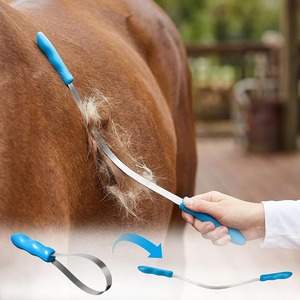 Brosse de toilettage réglable en acier inoxydable pour animaux de compagnie, grattoir à poils, lame anti-chute de poils pour chevaux, chiens et chats, outil d'élimination des poils d'animaux - Product Image 6