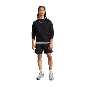 Ensemble sweat-shirt et short en molleton respirant à col rond pour homme, imprimé par transfert thermique, service OEM, tricoté décontracté - Product Image 1