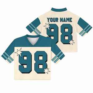 Maillot de sport en mesh de qualité supérieure pour femme, col en V, manches courtes, personnalisable avec votre nom et votre numéro - Product Image 5