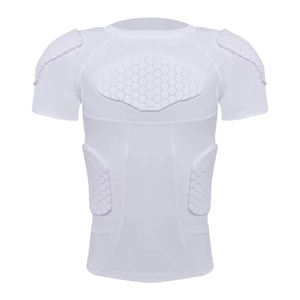 Camiseta Deportiva Sin Costuras para Hombre, con Almohadillas Invisibles, Compresión, Manga Corta, Capa Base, Top Ventas - Product Image 1