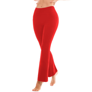 Women Flared <b>Leggings</b> Crossover Waist Yoga Pants Bootcut Workout <b>Leggings</b> <b>With</b> <b>Pockets</b> High Stretch Athletic Flare Pants Fitness - Product Image 1