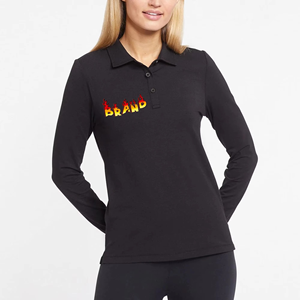 Camiseta de Manga Larga para Mujer, Estilo Urbano, Retro Americano, con Estampado Digital Vintage, Cuello de Fútbol Americano, 100% Algodón, Transpirable - Product Image 5