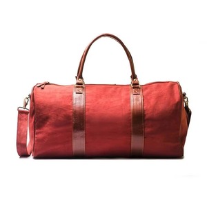 DERVO INTERNATIONAL INDUSTRY กระเป๋าเดินทางสุดหรู น้ำหนักเบา ขนาดใหญ่ สำหรับวันหยุดสุดสัปดาห์ แบบ Unisex สีดำ หนัง พร้อมซิปและสายรูด - Product Image 3