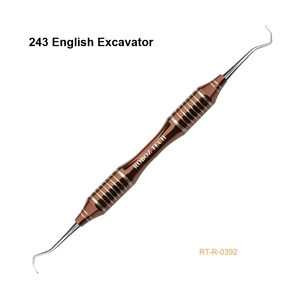 Excavateur dentaire manuel ergonomique 129/130 à motif anglais en acier inoxydable par Roboz Tech Pakistan - Product Image 4