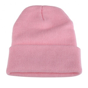 Taille libre de haute qualité 100% acrylique hiver tricot Slouchy Beanie Hat Logo personnalisé entreprise populaire Applicable impression personnalisable - Product Image 5