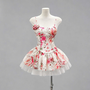 Vestido elegante de manga corta para mujer, ideal para combinar elegancia, comodidad, estilo casual y formal para diversos eventos, maxi de seda. - Product Image 2