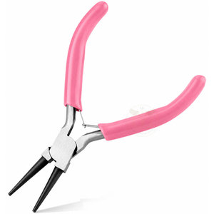 Alicates de Punta Redonda de 5 Pulgadas para Joyería, Herramientas para Doblar Alambre, Alicates para Hacer Lazos en el Alambre, Alicates de Punta Fina Pequeños - Product Image 1