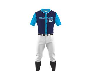 Uniforme de béisbol transpirable para hombre, muy vendido, totalmente personalizable, cómodo, antiarrugas, con material duradero. - Product Image 1