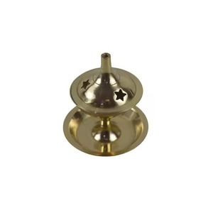 <b>Mandir</b> Brass Diya Classic Design Traditional Style Diwali Pooja Decor - Product Image 2
