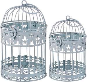 Heavy Duty Iron Metal Bird Cage With Spacious Design <b>Slide</b> Out Tray And Feeding Doors For <b>Small</b> And Medium Birds - Product Image 2