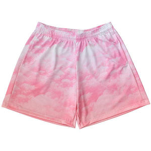 Shorts d'été en maille personnalisés avec logo OEM pour hommes, séchage rapide, respirants, pour le jogging, la gym, la course, motif par sublimation, en polyester - Product Image 4