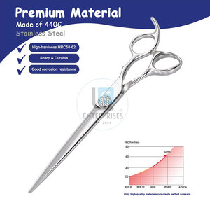 Tijeras de Peluquería Canina Rectas de Alta Calidad, Más Vendidas, Sostenibles - Product Image 5
