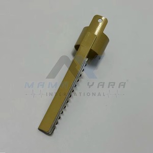 Cuchilla de Afeitar Profesional para Adelgazar el Cabello, de Acero Inoxidable Dorado de Primera Calidad, Antioxidante, con Hoja de un Solo Filo Reemplazable - Product Image 1