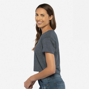 T-shirt court pour femme en coton 100% respirant, coupe ample, nouvelle collection été, haute qualité, service OEM, prix abordable, vente chaude - Product Image 3