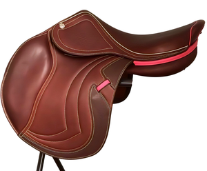 Durable Professional English Horse Riding Saddle Premium Leather Lightweight Strong <b>Equestrian</b> Saddle for Jumping Training - Product Image 1