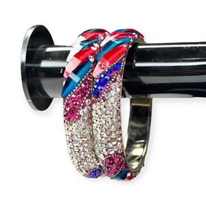 Pulseras de Perlas Multicolores Metálicas de Lujo, Elegantes para Bodas y Fiestas, Precio al por Mayor Premium - Product Image 1