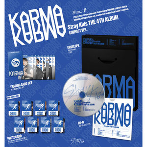 Stray Kids 4ème album studio KARMA Compact VER. Musique électronique pop coréenne, publication papier - Product Image 2