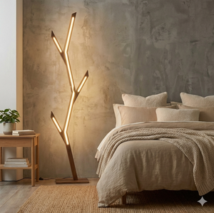 Lámpara de Esquina LED de Diseño Moderno en Color Beige, Lámpara de Pie para Dormitorio, Oficina y Decoración de Hoteles, Gran Venta - Product Image 4