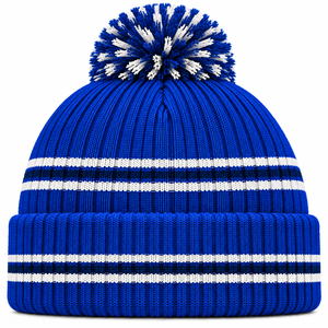 Bonnets d'hiver personnalisés professionnels 2026 avec logo, bonnets tricotés de haute qualité personnalisés avec marque, vente en gros de bonnets d'hiver unisexes - Product Image 4