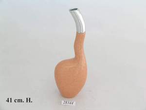 Red Modern Bottle Shape <b>Iron</b> Handmade Vase Good Design Unique Home Decor Table Vase Floor Vase - Product Image 3