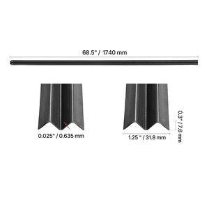 Recinzione Verticale a Catena in HDPE a Parete Singola, Altezza 6 Piedi con Funzione di Blocco Inferiore per la Privacy - Product Image 5