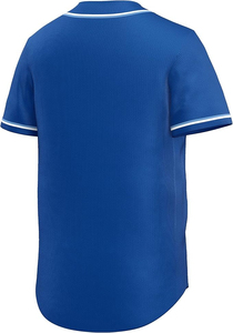 Tenue de baseball personnalisée NAVZA APPARELS, unisexe, blanc et bleu marine, polyester respirant, impression sérigraphique, ensemble maillot et pantalon d'équipe - Product Image 6