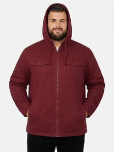 Custom Men's <b>Padded</b> Bomber <b>Jacket</b> Winter Warm Pilot Stand Collar Windproof <b>Waterproof</b> Retro Casual Front Garment Dyed OEM - Product Image 4