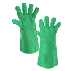 Manchette de sécurité en cuir de vachette croûte ignifuge renforcée, durable, anti-vibration, anti-statique, pour la construction et la lutte contre les incendies - Product Image 3