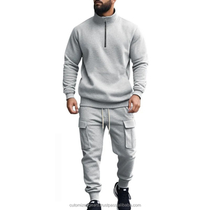 ชุดกีฬาคาร์ดิแกนมีฮู้ดป้องกันฝ้ายรุ่นใหม่ปี 2026 สำหรับผู้ชาย วัยผู้ใหญ่ สวมใส่สบาย แฟชั่นทันสมัย พิมพ์ลายสีพื้น สำหรับฤดูหนาว ไซส์พลัส - Product Image 4